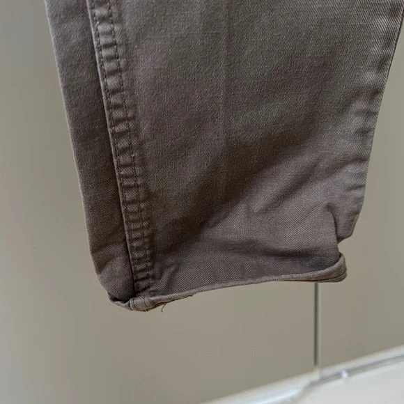 All Saints Cigarette Brown Slim Fit Jeans with Classic Denim Texture - Picture 6 of 10